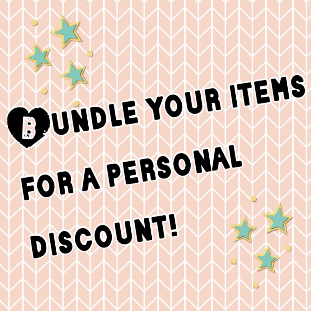✨Bundle your items for a personal discount!✨
